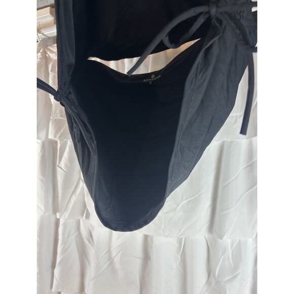 Athleta Women's Wick It Wader swim Skirt cover up cinched sides Size Medium - Picture 2 of 6